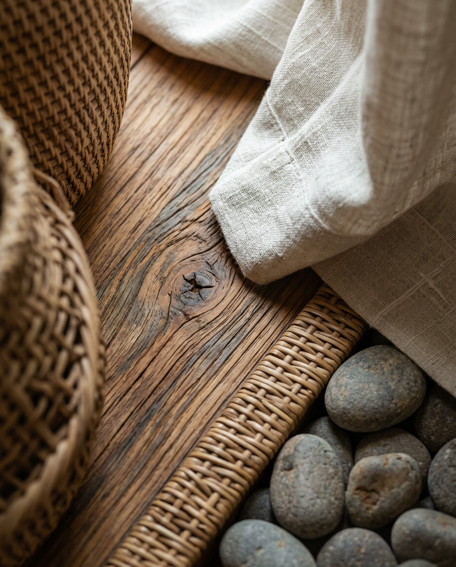 Bali suite material close-up