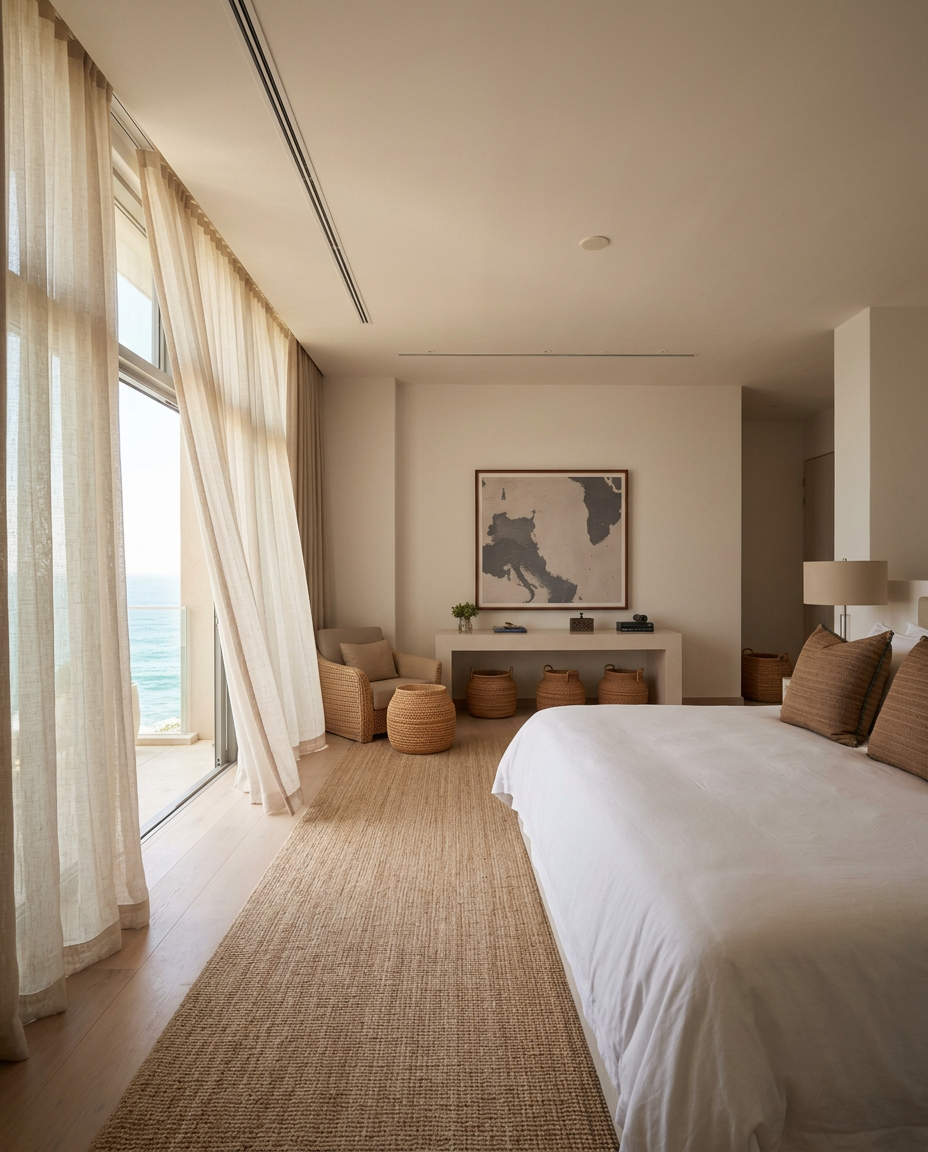 Cape Town suite photographed from the ocean window side