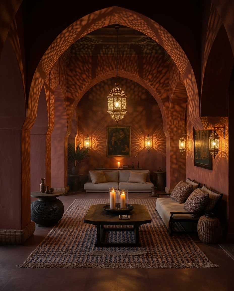 Marrakech suite atmospheric lantern-lit angle