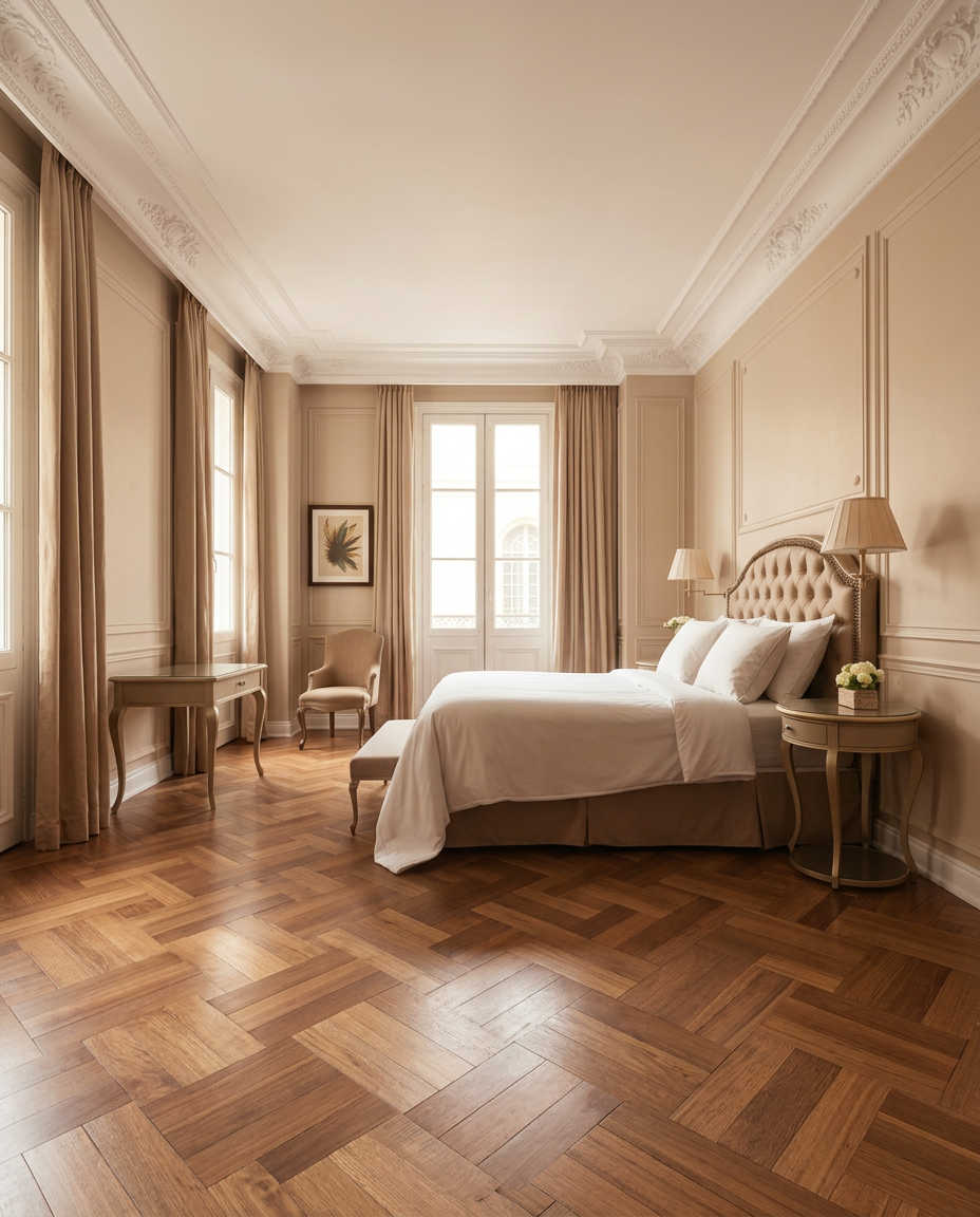 Paris suite photographed from the window side
